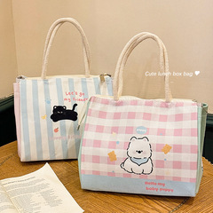 学生の高颜値かわいい食事付きサラリーマン大容量弁当バッグ保温袋弁当箱手提げ袋