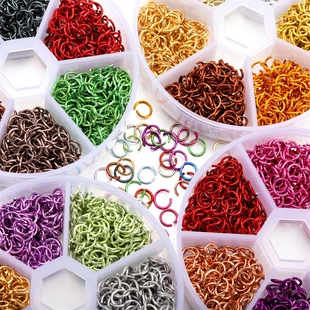 DIY�Ʒ������h�B�ӭh�_��Ȧ 6mm������b��ɫ�XȦ��Ȧ ������