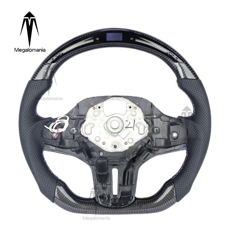 Suitable for Bmw 1234567 Series g Chassis X3X4X5X6M2M3M4M5 Led Carbon Fiber Steering Wheel Installation
