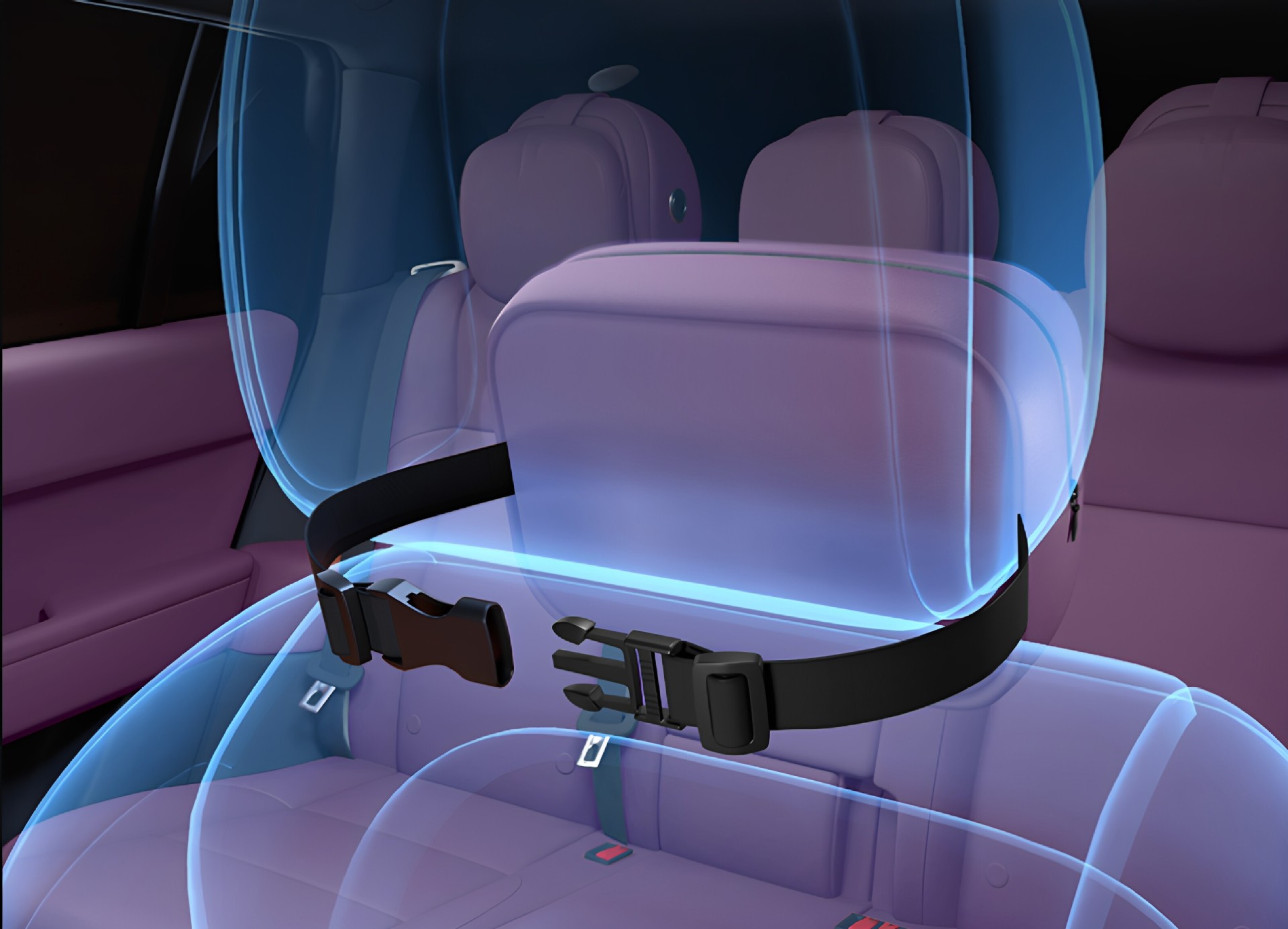 Suitable for the AITO M6 tissue box, 26 new model car armrest box, hanging tissue pack, seat back interior tissue box