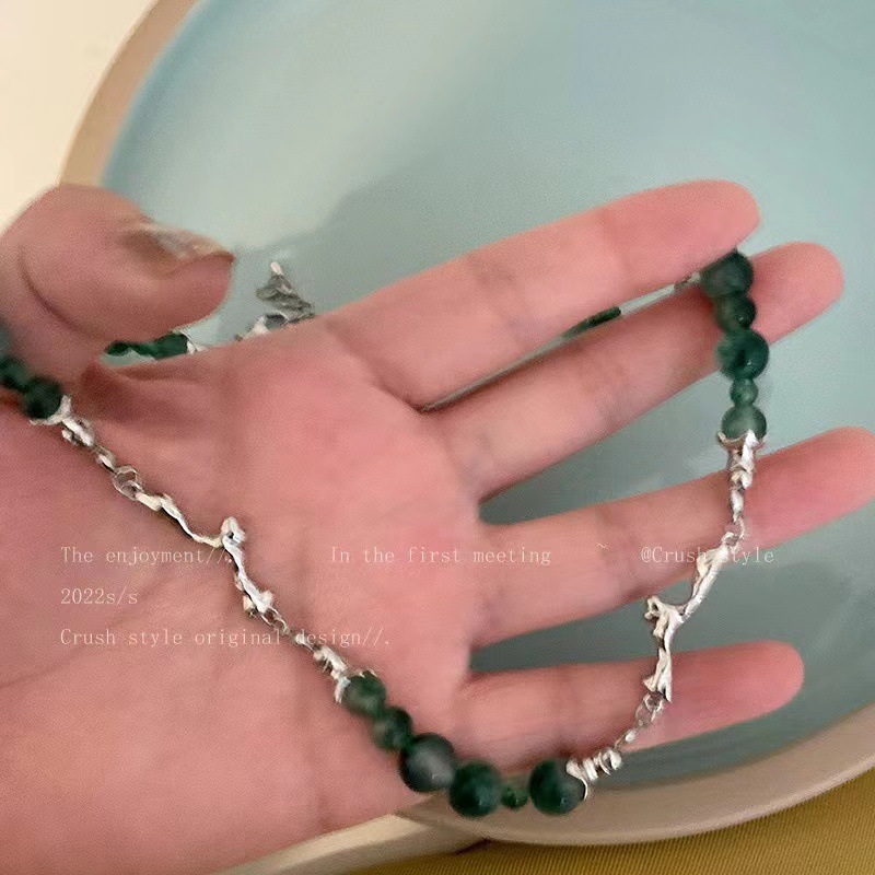 Fashion Geometric Titanium Steel Beaded 1 Piece