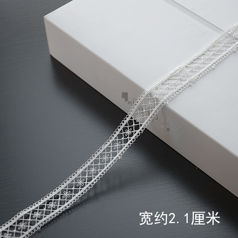 Y8YO bordado encaje vacío soluble en agua accesorios de encaje accesorios de ropa material de decoración DIY tocado hecho a mano