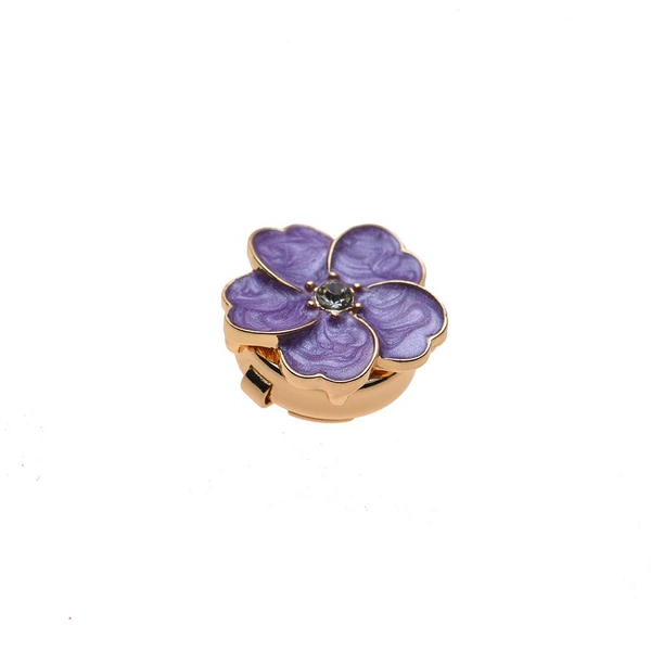 Flower-shaped, purple