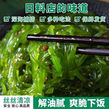 裙带菜小凉菜大连即食裙带菜酸甜口海藻沙拉400g海白菜菜跨境电商