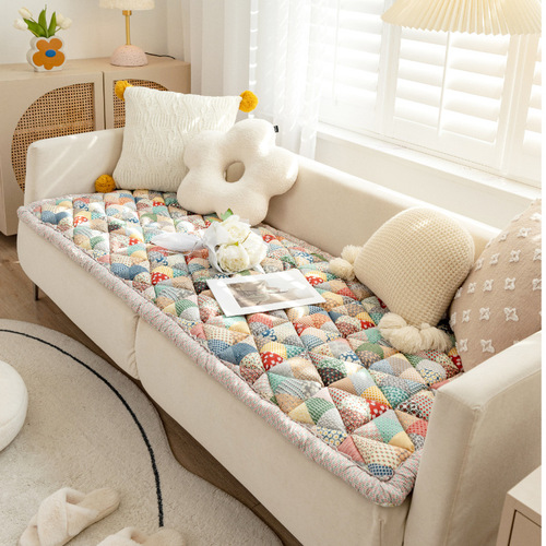 Korean cotton tatami mat seat cushion sofa cushion universal four-season sofa cushion sofa cover machine washable bay window cushion