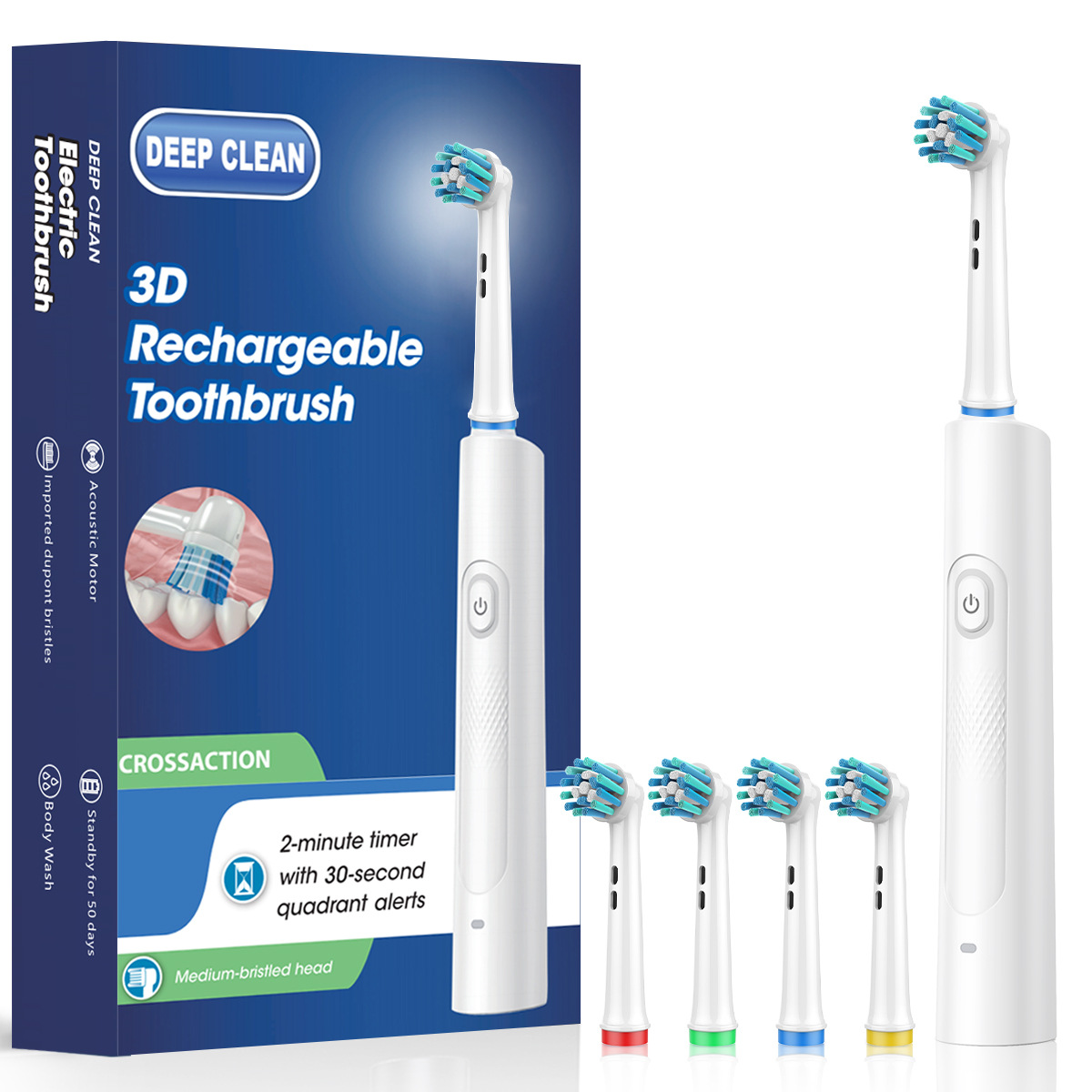English Packaging, Do Not Buy Domestically, Factory Senk Electric Toothbrush, Cross-Border New Product, Mechanical Rotating Round Head Model