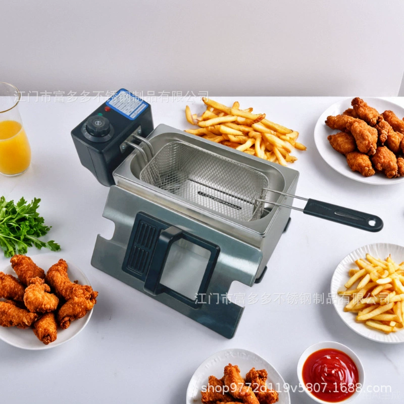 3L оконная электрическая фритюрница бытовая электрическая фритюрница масляная палка картофельная палка машина для жарки стружки по времени с постоянной температурой 110V