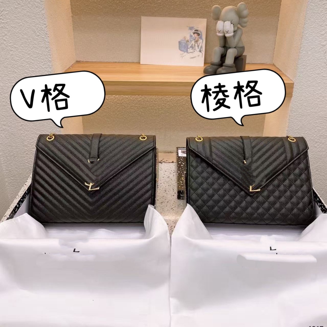 欧美跨境女士斜挎包2025新款经典印花信封包休闲百搭小方包格纹