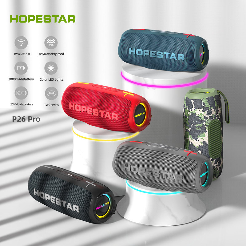 HOPESTAR-P26 pro携帯bluetoothスピーカー無線大電力大戦鼓大音量ストラップ屋外低|undefined