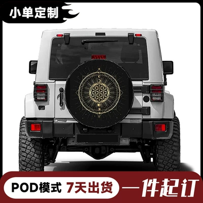 Spare wheel cover – off-road SUVs (no holes) protective cover - 3048cm12inch-effect-demonstration-3