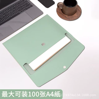 跨境皮质a4文件袋商务办公资料袋可印logo办公文件夹公文袋批发