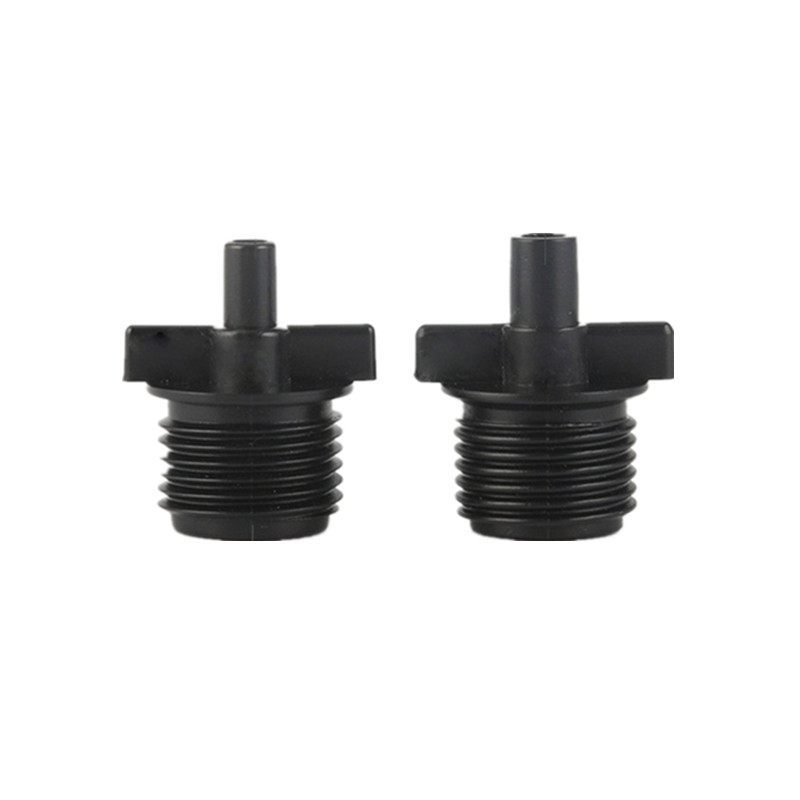 Junta roscada de 4 puntos accesorios de boquilla atomizada sistema de riego por goteo junta plana riego de jardín agrícola accesorios de micropulverización