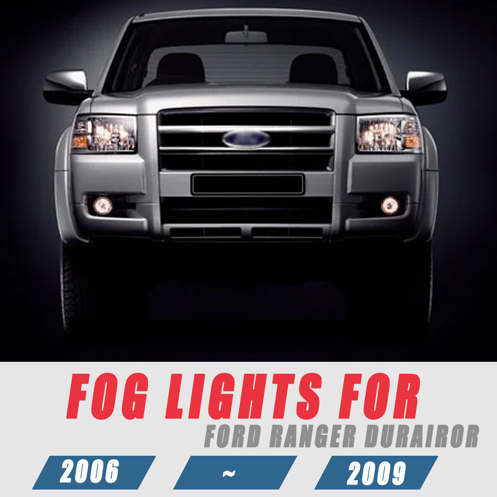 Aplicable a Ford 06/07/08/09 Ranger Asamblea de lámpara de niebla delantera pickup luz diurna luz de barra delantera