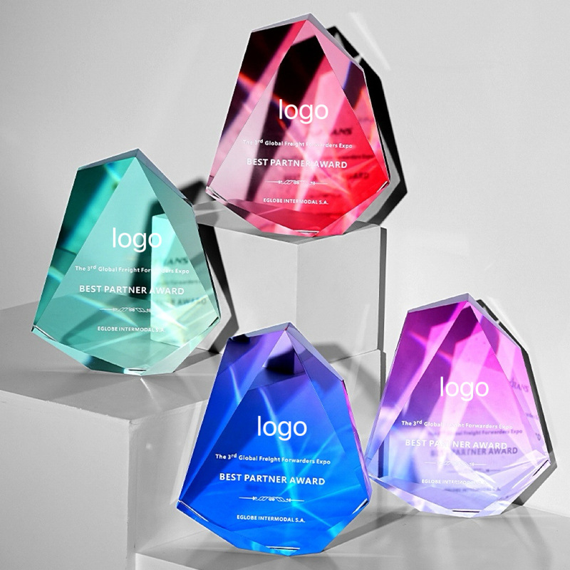 2026 new gradient color crystal trophy design, creative medal for company annual events, awards for outstanding employees, and commemorative prizes for competitions 2026 new gradient color crystal trophy design, creative medal for company annual events, awards for outstanding employees, and commemorative prizes for competitions