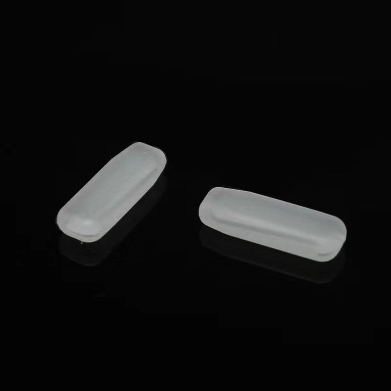 New model glasses silicone insert nose pads black and white silicone clip nose pads soft and comfortable anti-slip
