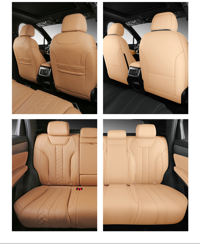 New Model Luxury Car Song Ldm-I Full Leather Car Seat Cushion, Four-Season Overseas Right-Hand Drive Seat Cover, Cross-Border Full-Cover Car Seat Cushion