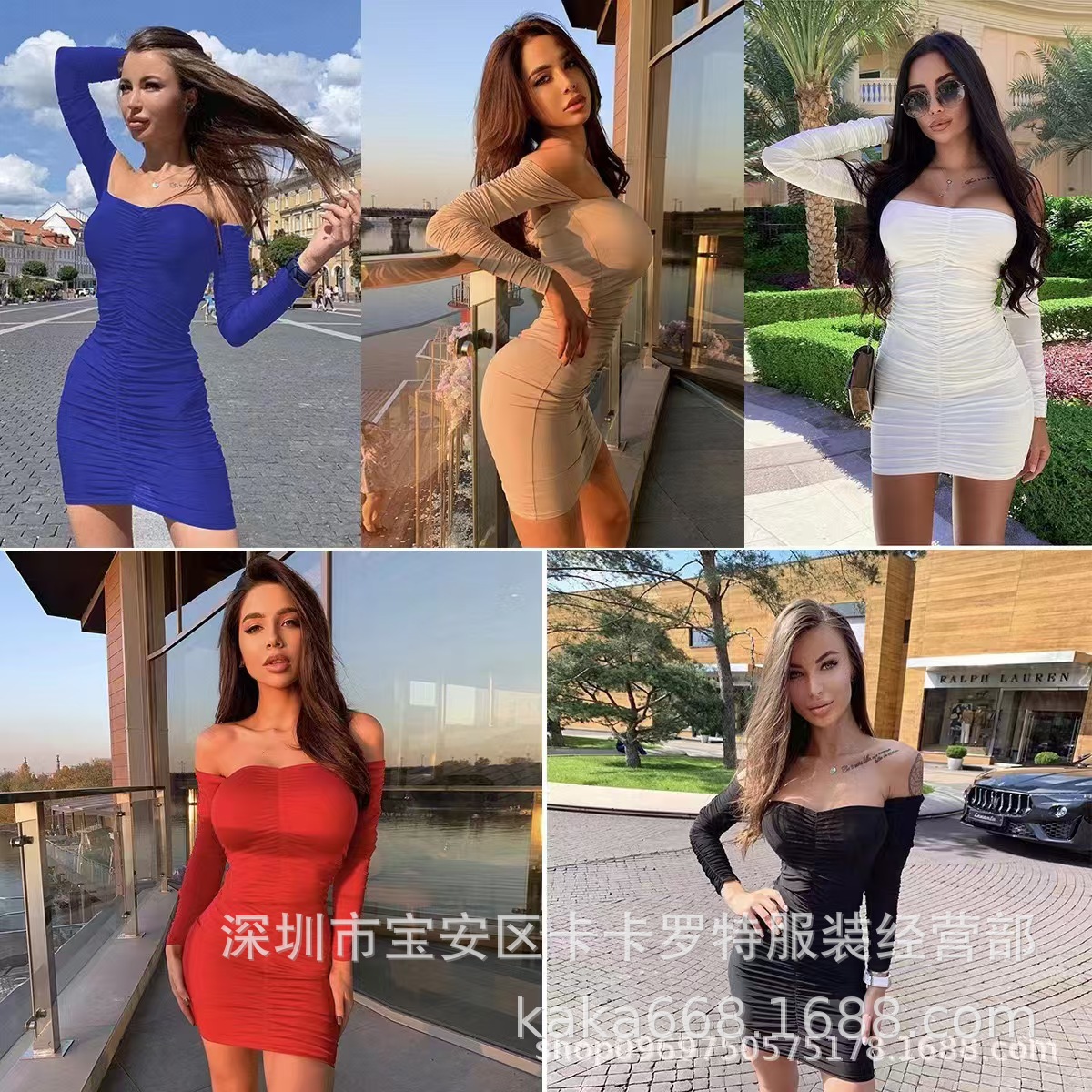 2026 nueva ropa de mujer SHEIN venta caliente sexy vestido de cadera vestido vestido de mujer fábrica al por mayor bajo precio