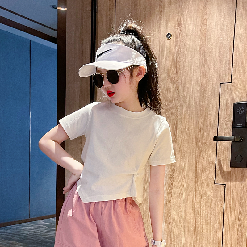 Летняя одежда, черная летняя детская футболка с коротким рукавом, для подростков, детская одежда, 12 лет