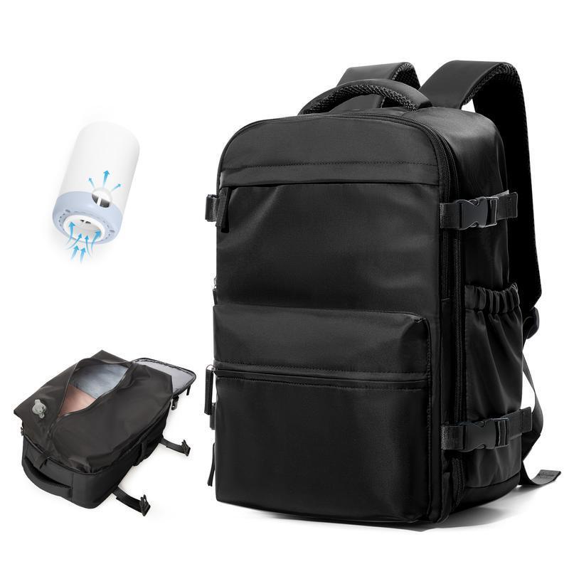 款Women's vacuum travel backpack Men's carry on backpack|undefined