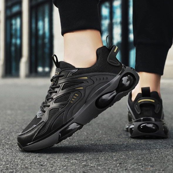 Zapatos casuales de estilo deportivo de hombre cuatro estaciones, zapatos de hombre cómodos transpirables, zapatos casuales de moda con suela gruesa y versátiles.