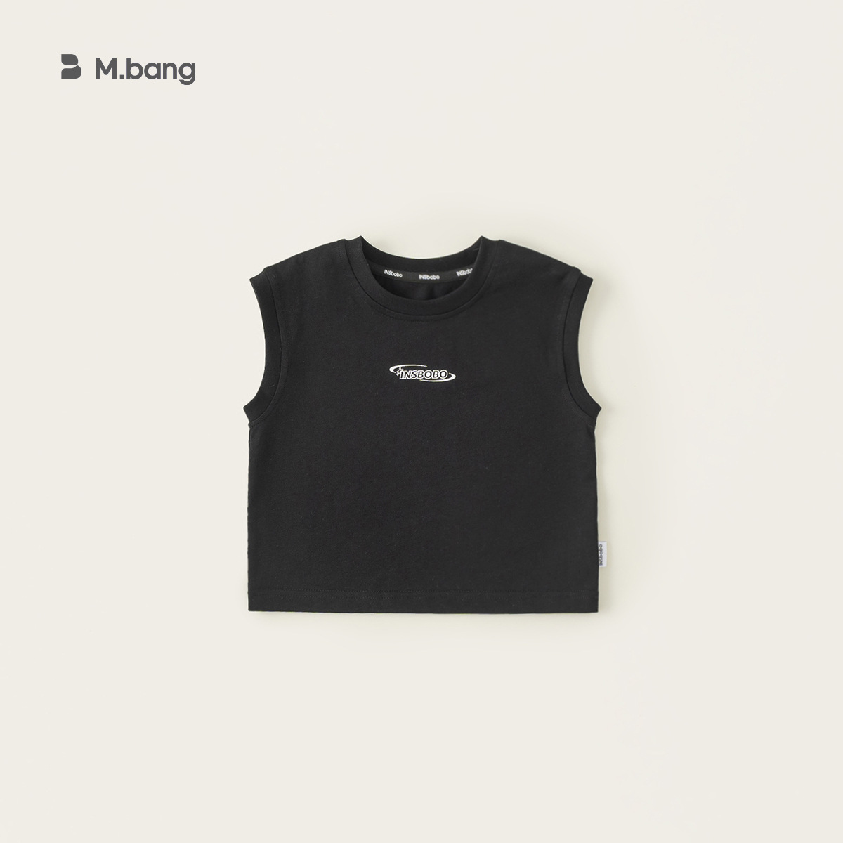 Youbao ropa para niños chaleco de letras simples para niños 2025 verano nuevo estilo niño salvaje cuello redondo sin mangas top verano