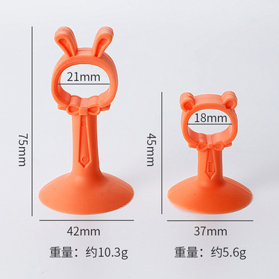 （专利）创意硅胶门吸免打孔防撞门档卫生间吸门器门后家用