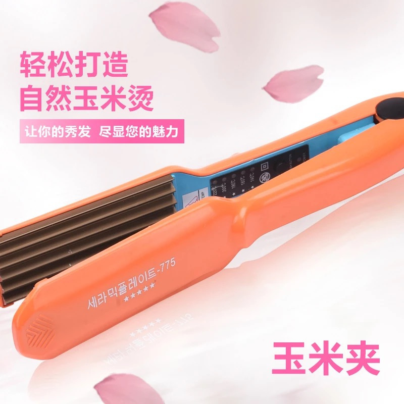 Ventas transfronterizas calientes de planchas eléctricas rectas de moldeo de maíz flojo ondulado de maíz rizador de cabello de doble uso taco image 3