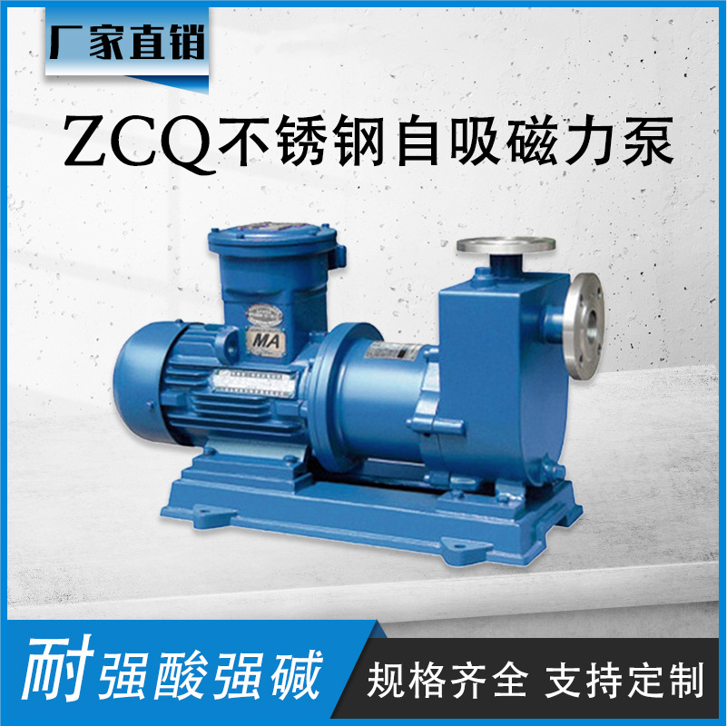 自吸磁力泵不阻塞ZCQ50-40-160高速运转噪音低不阻塞