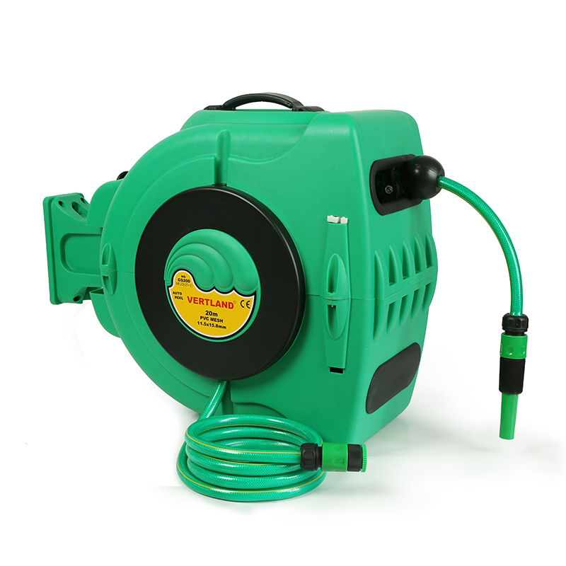 格霖堡GS200PVC水管自动伸缩卷管器别墅花园清洗家用洗车宠物养护