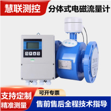 分体式电磁流量计智能污水液体管道数显 电磁流量计