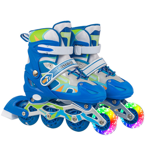 Factory direct sales roller skates for boys and girls, adjustable skates, gifts, street stalls, roller skates, foreign trade wholesale