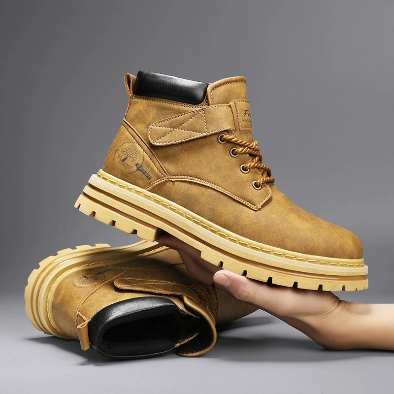 Martens, высокие флисовые теплые ботинки в английском стиле, осень, тренд сезона