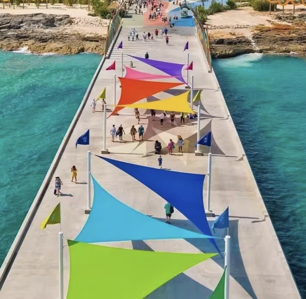 Triangular canopy sunshade sail, rainproof and sunproof, outdoor artistic canopy for scenic areas and commercial streets, decorative sunshade
