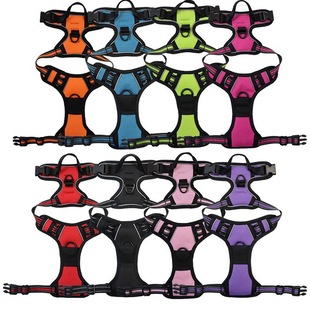 Pet leash explosion-proof dog leash strap dog chest back medium and large dog walking leash factory wholesale