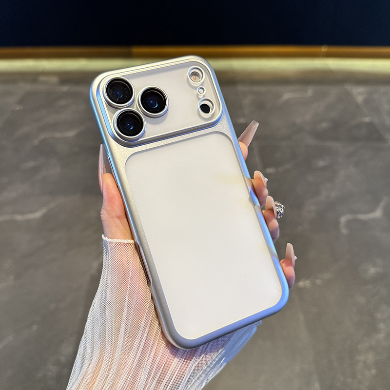 适用iPhone17PROMAX手机壳电镀PC磨砂硬壳苹果17Air自带镜头膜16|undefined