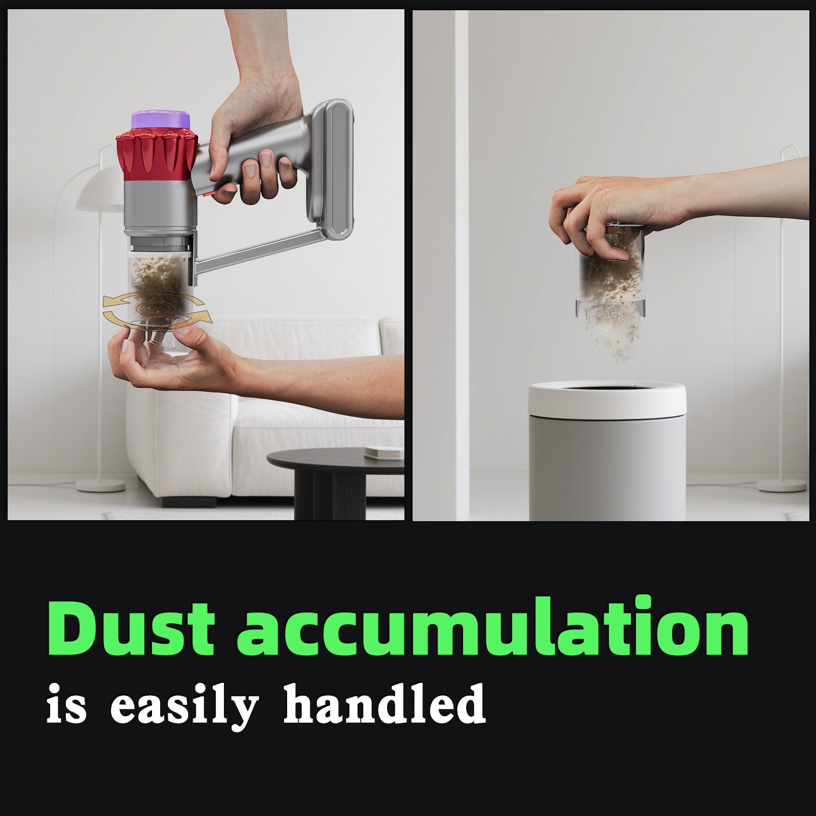 New cross-border car vacuum cleaner for home and car use, four-in-one multifunctional high-power handheld vacuum cleaner, portable