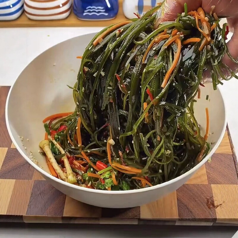 30g of Dried Seaweed Strips, Clean and Sand-Free, Easy to Soak, Crispy and Tender, Low-Fat, Suitable for Cold Dishes and Soups, Vegetarian