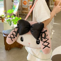 ダーククロミメロディー大頭ぬいぐるみバックパック 2025 新しいパーソナライズされたかわいい漫画ショルダーバックパックギフト