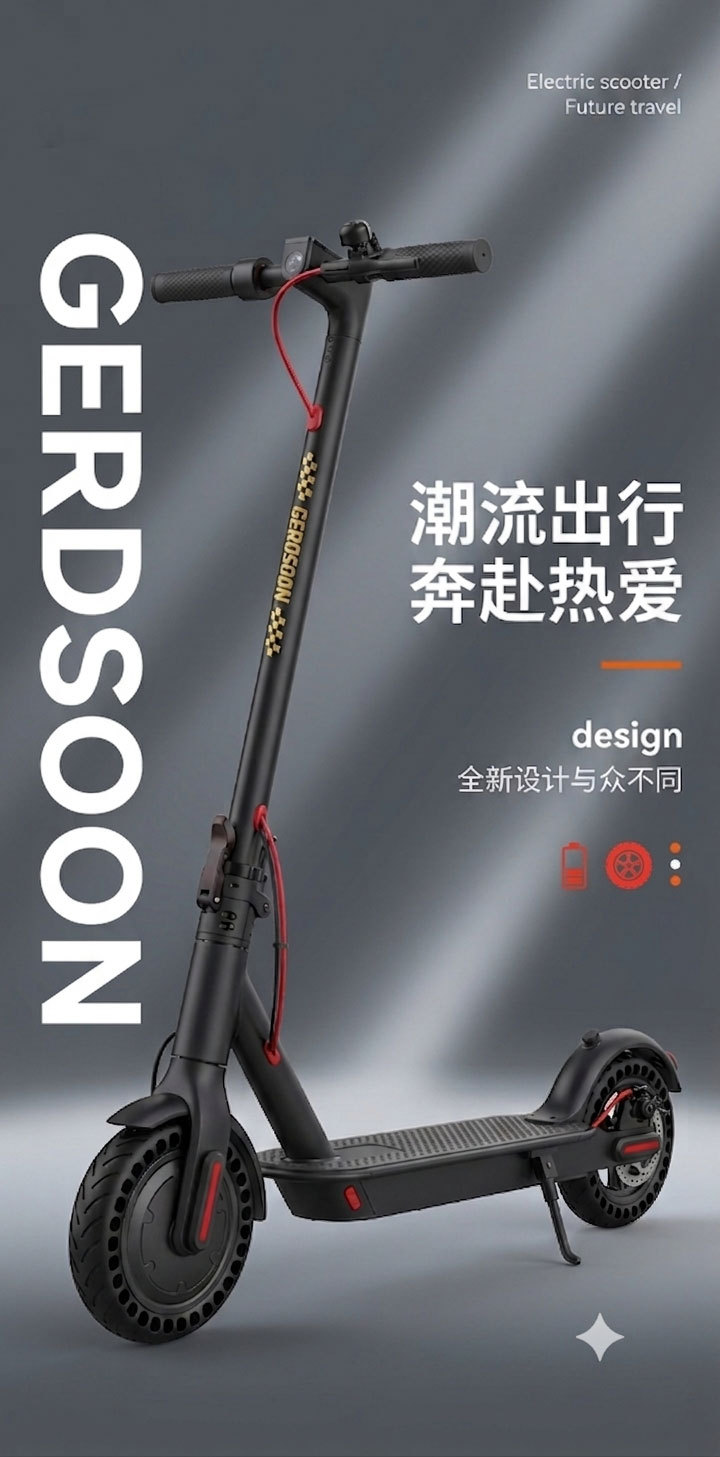 Cross-Border Electric Scooters, Foldable Electric Vehicles, Commuter Vehicles for Work, Factory Direct Supply for Foreign Trade