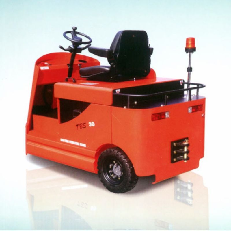 台湾友佳三支点 2 3 4t电动牵引拖车头 6吨电动牵引车48V 座驾式