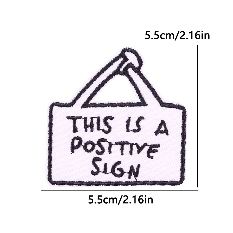 7g Weight Clothing Sticker Patches Classification 1 Piece Quantity Embroidery thread Material Letter Pattern Simple Style Style 1 Piece Simple Style Letter Embroidery Thread Clothing Sticker Patches 6