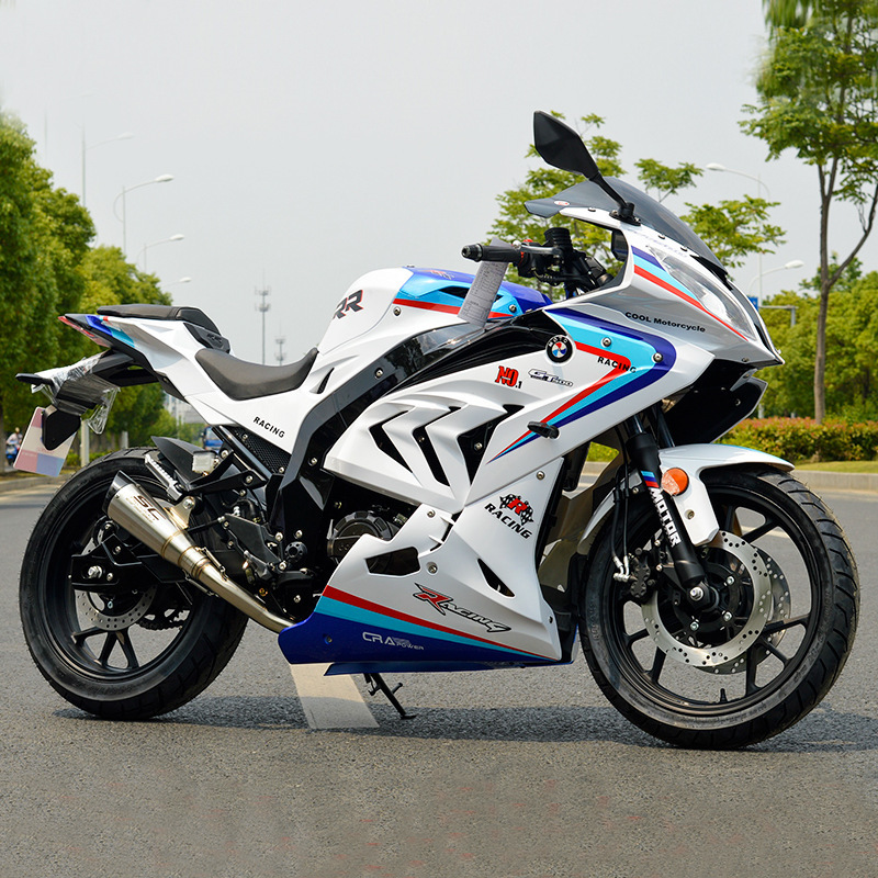 Baodiao Rr Large-Displacement Motorcycle Sports Car, Dual R400Cc Water-Cooled Road Racing Heavy Motorcycle, Fuel Vehicle Can Be Registered