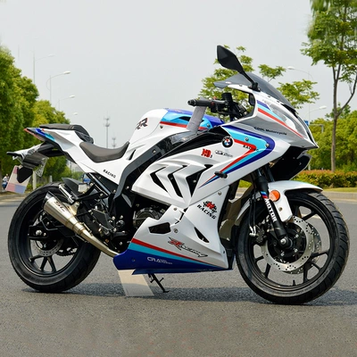 Baodiao Rr Large-Displacement Motorcycle Sports Car, Dual R400Cc Water-Cooled Road Racing Heavy Motorcycle, Fuel Vehicle Can Be Registered