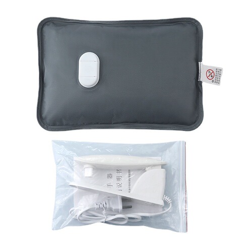 Rechargeable explosion-proof hot water bottle recommended rechargeable double-plug plush hot water hand warmer for stomach compresses for girls