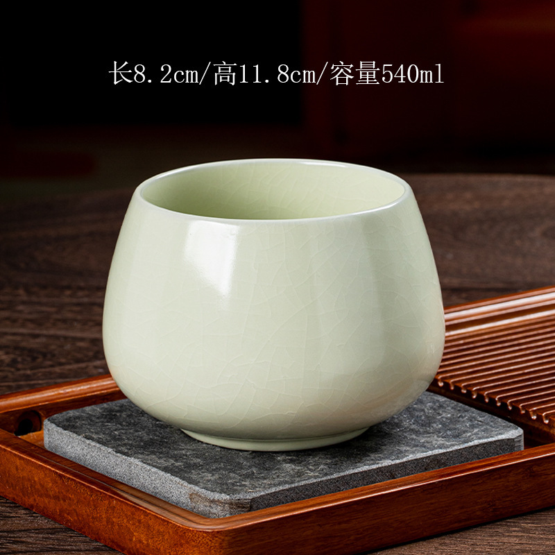 陶磁器の大きいサイズのお茶のかすのかめの家庭用のデスクトップの水のお盆の建水の水筒の廃水のバケツの工夫のお茶はお茶を配合してコップを洗って卸売りします。|undefined