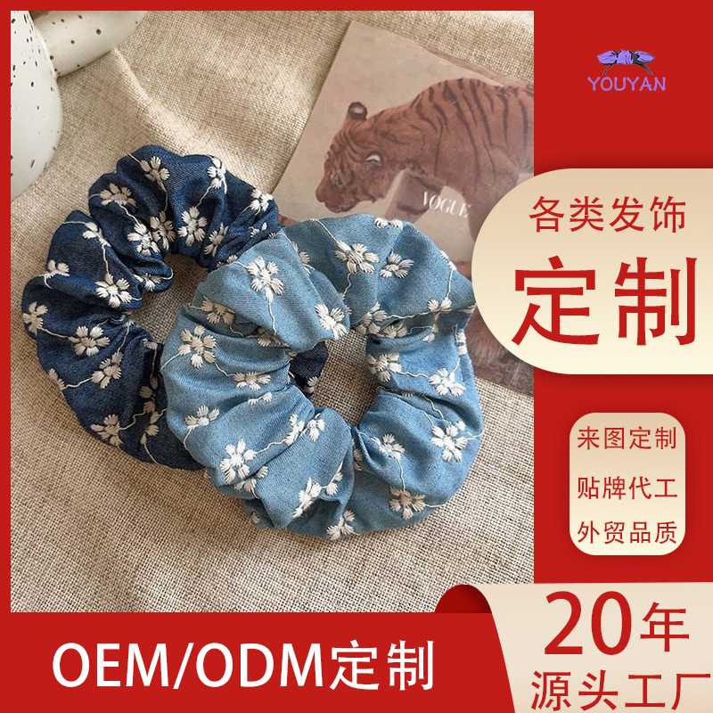 다양한 종류의 머리끈, 사진과 샘플로 맞춤 제작, 소녀용 고무줄, 일본 스타일 머리끈, 머리 묶기, 세안용 머리 장식, DIY
