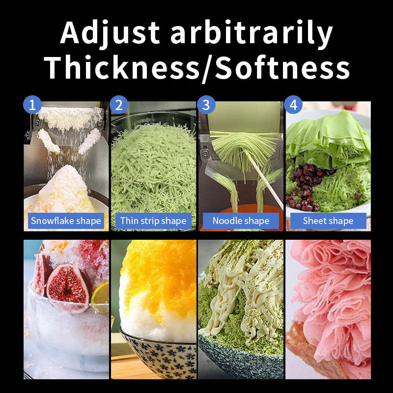 Summer Snowflake lce Sand Machine Commercial FullyAutomatic