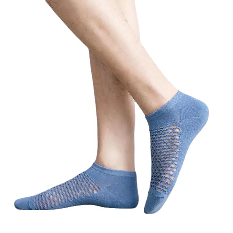 Calcetines de Hombre Calcetines de verano calcetines de agujero Delgado calcetines de tobillo de corte bajo de Corea calcetines invisibles venta directa de fábrica al por mayor