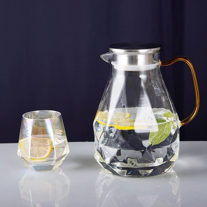 Glass capacious explosion-proof teapot