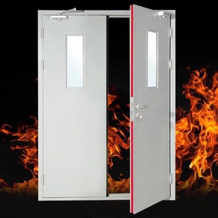 Factory Wholesale Price Preferential Steel Fire Door Fire Belt Window Grade A Grade B Steel Fire Door